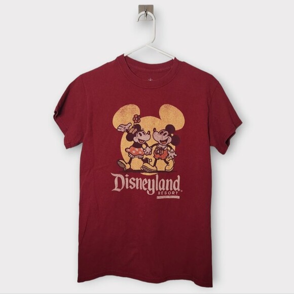 Disney Other - Disney Parks Disneyland Resort Retro Mickey & Minnie Graphic Short Sleeve Tee S